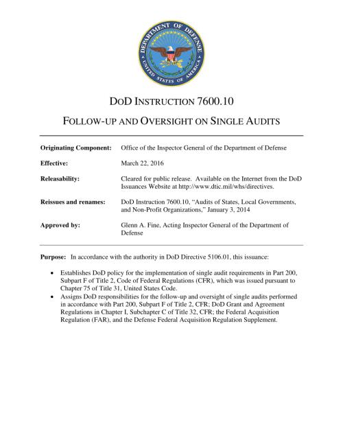 DoDI 7600.10 单次审计的跟进和监督.pdf