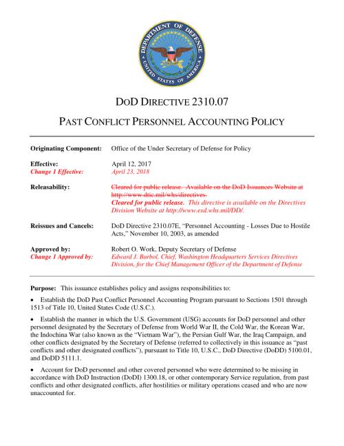 DoDD 2310.07 以往冲突人事会计政策.pdf