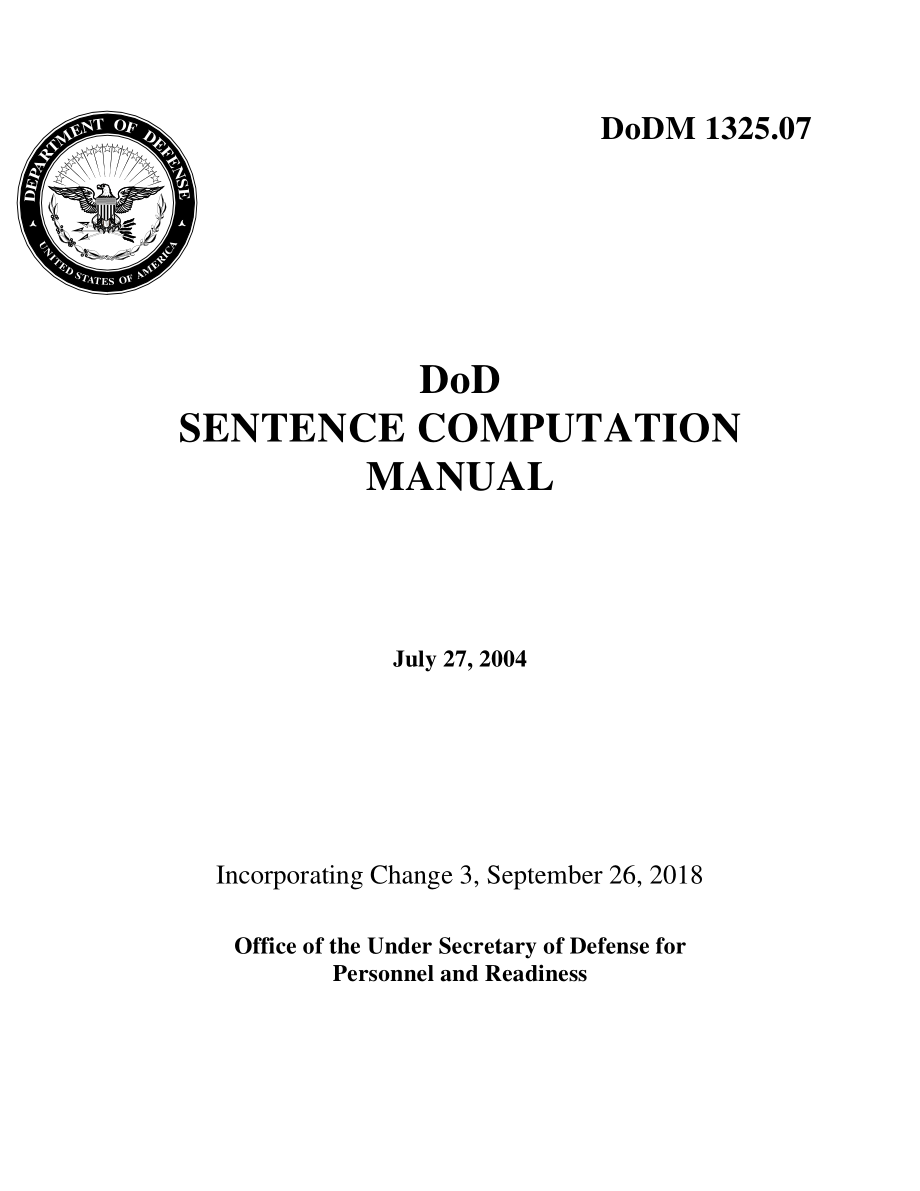 DoDM 1325.07 国防部句子计算手册.pdf_第1页