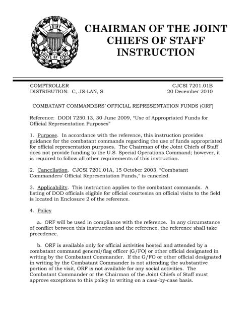CJCSI 7201.01B 战斗指挥官公务代表基金.pdf