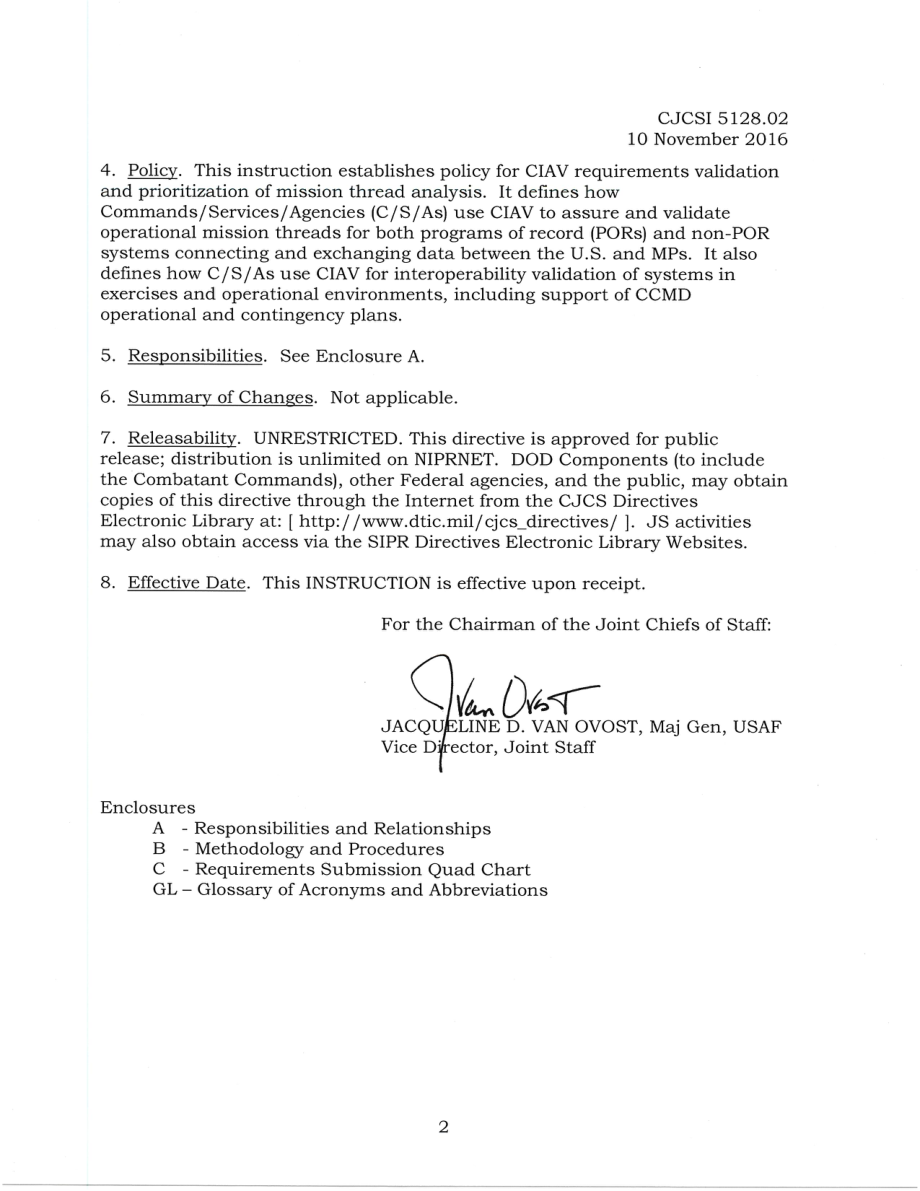 CJCSI 5128.02 使命伙伴环境执行指导委员会联盟互操作性保证和验证工作组.pdf_第2页