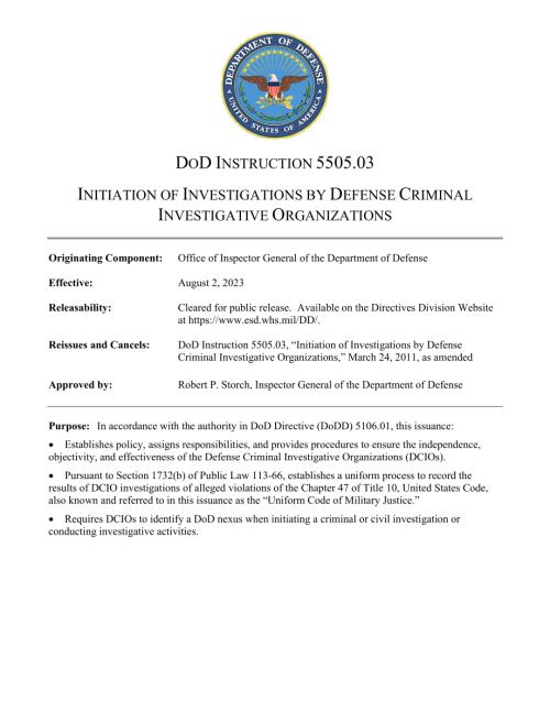 DoDI 5505.03 国防刑事调查组织启动调查.pdf