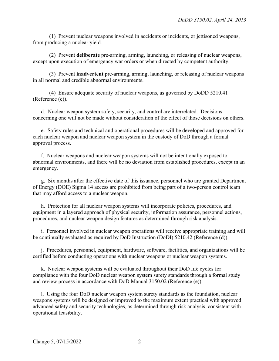 DoDD 3150.02 国防部核武器保证计划.pdf_第2页