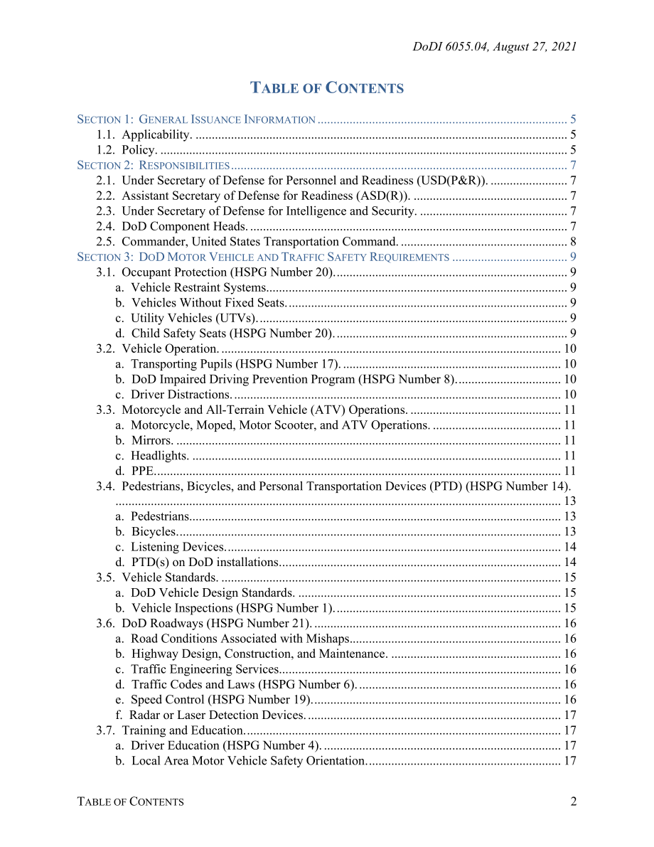 DoDI 6055.04 国防部机动车辆和交通安全.pdf_第2页