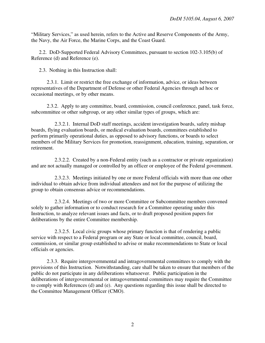 DoDI 5105.04 国防部联邦咨询委员会管理计划.pdf_第2页