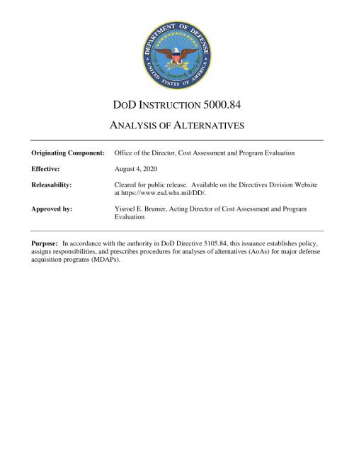 DoDI 5000.84 替代品分析.pdf