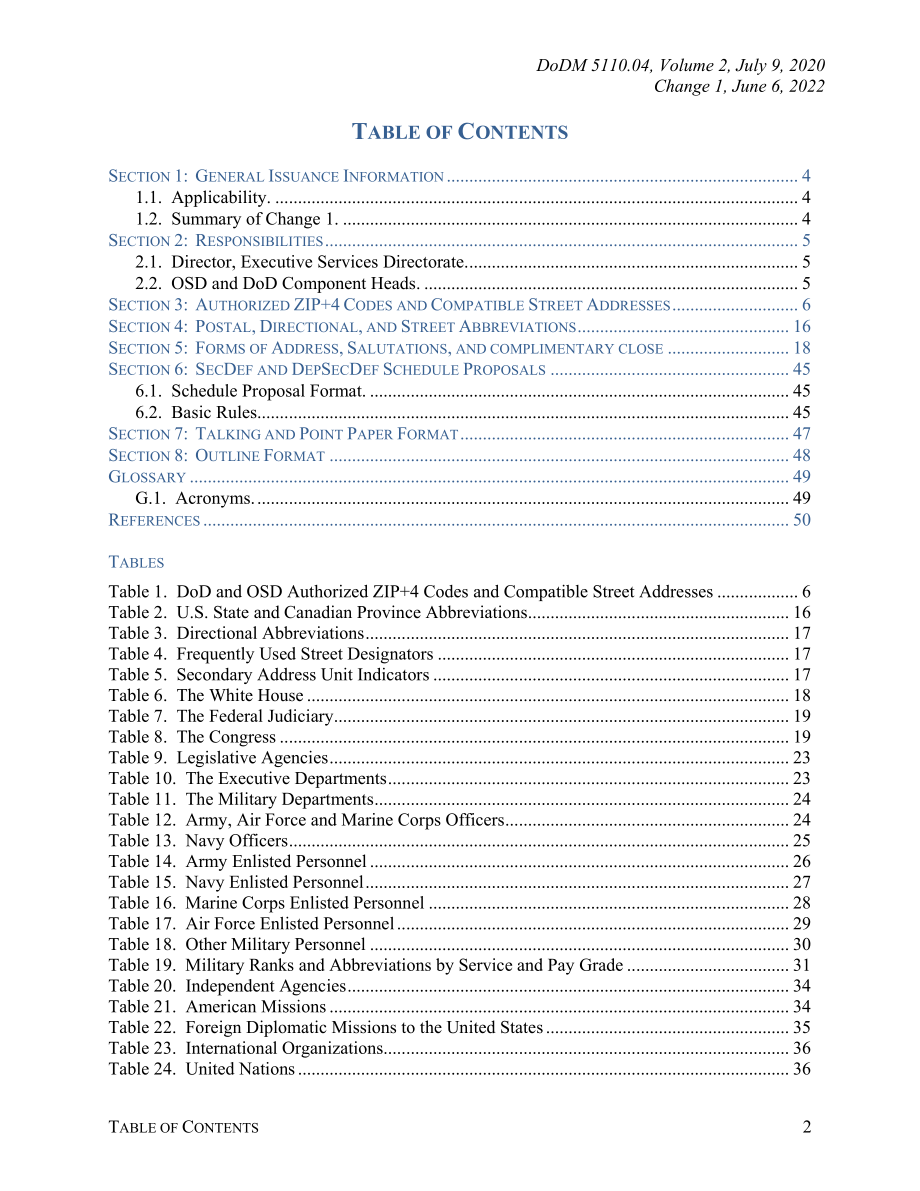 DoDM 5110.04Volume 2 国防部书面材料手册：示例和参考材料.pdf_第2页