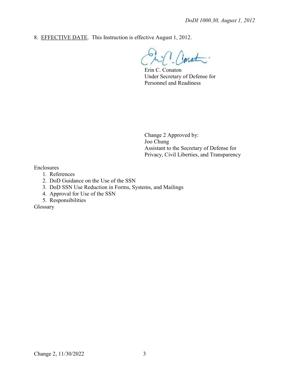 DoDI 1000.30 减少国防部内社会安全号码（SSN）的使用.pdf_第3页