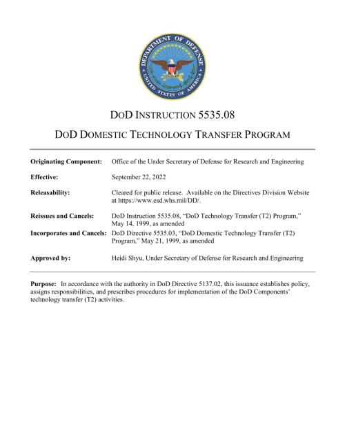 DoDI 5535.08 国防部国内技术转让计划.pdf