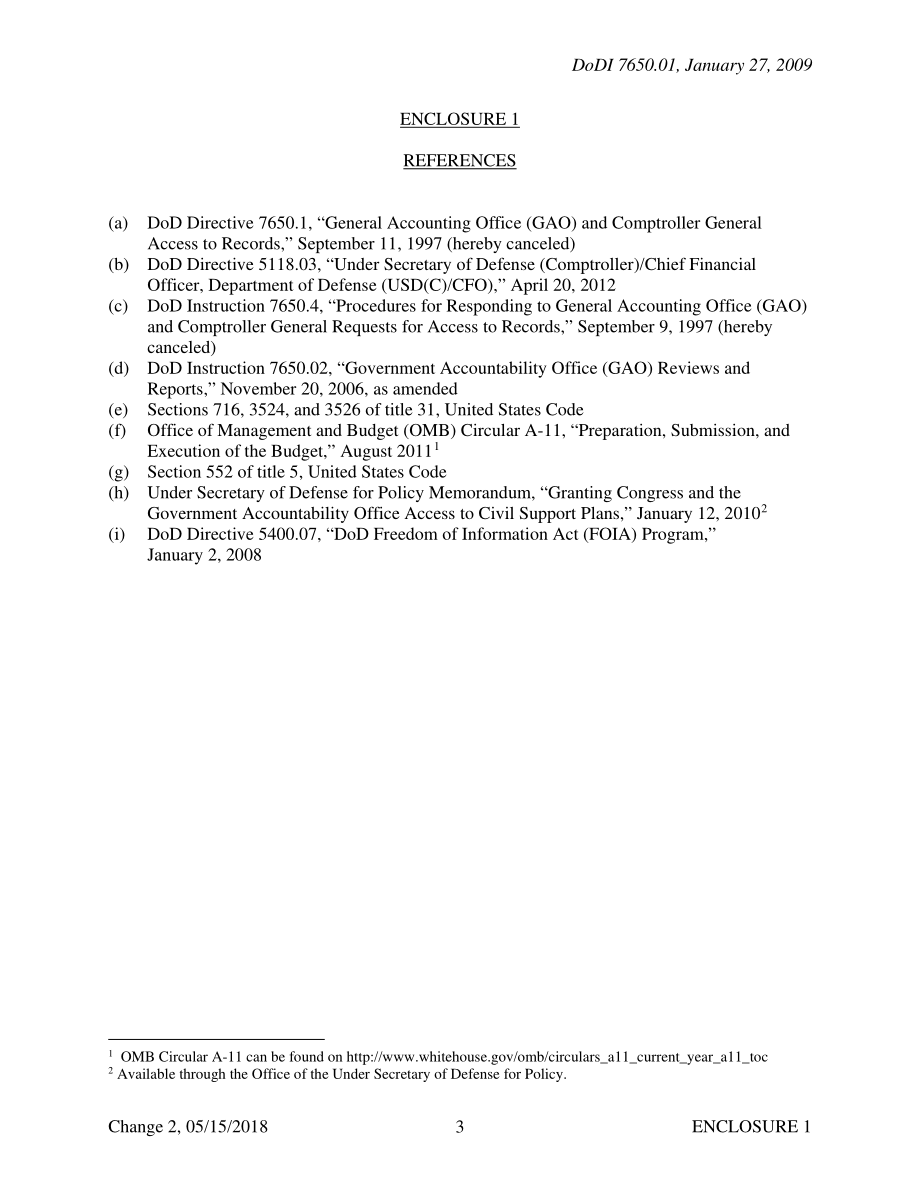 DoDI 7650.01 政府问责局（GAO）和审计长访问记录的一般请求.pdf_第3页