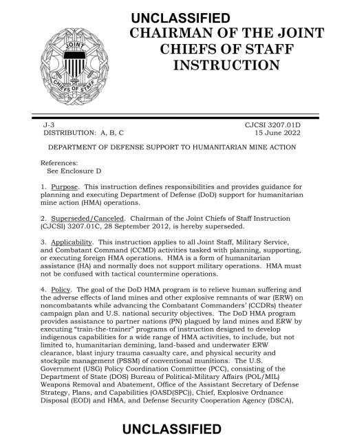 CJCSI 3207.01D 国防部支持人道主义排雷行动.pdf