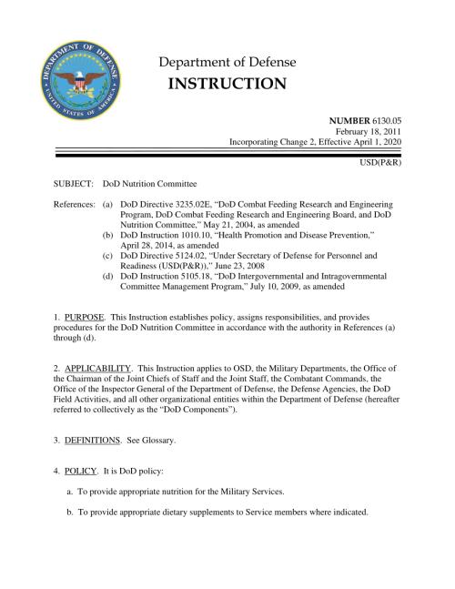 DoDI 6130.05 国防部营养委员会.pdf