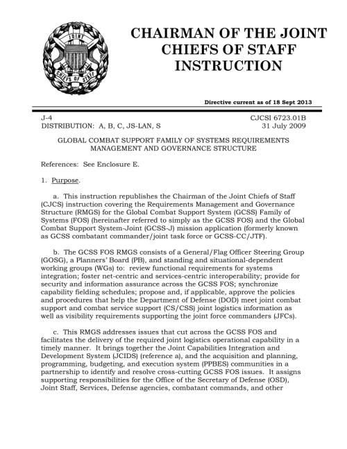 CJCSI 6723.01B 全球战斗支援系统的系统族需求管理结构.pdf