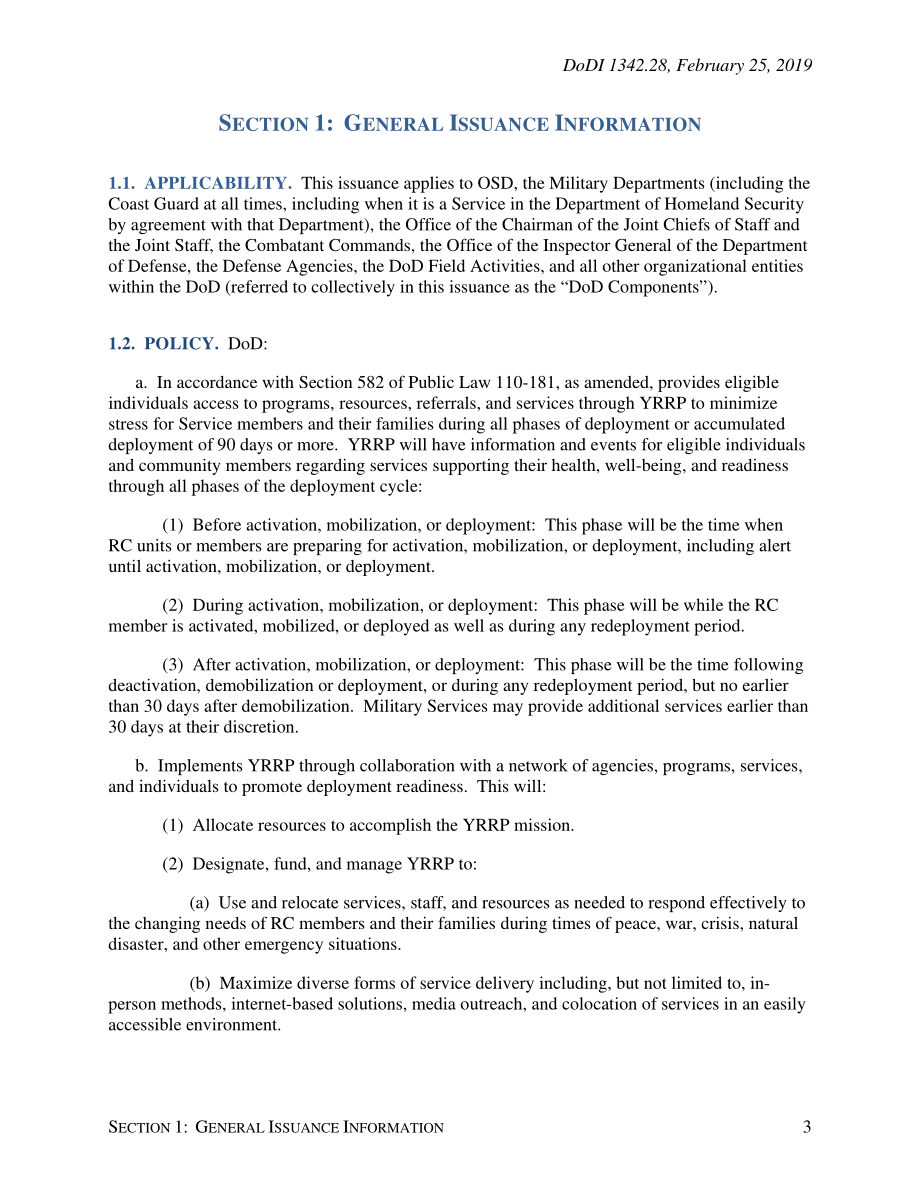 DoDI 1342.28 国防部黄丝带重返计划（YRRP）.pdf_第3页