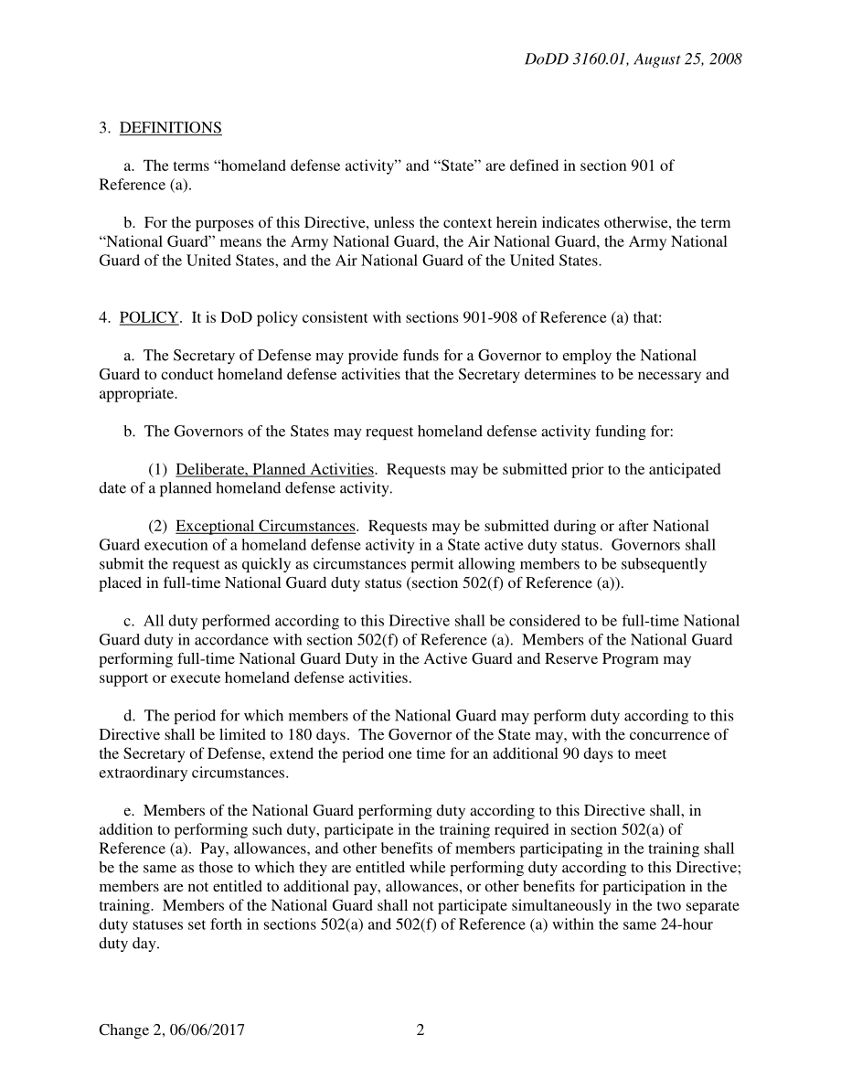 DoDD 3160.01 国民警卫队进行的国土防御活动.pdf_第2页