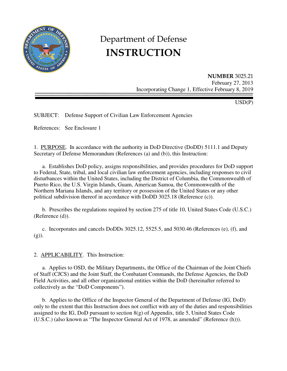 DoDI 3025.21 民事执法机构的国防支持.pdf_第1页