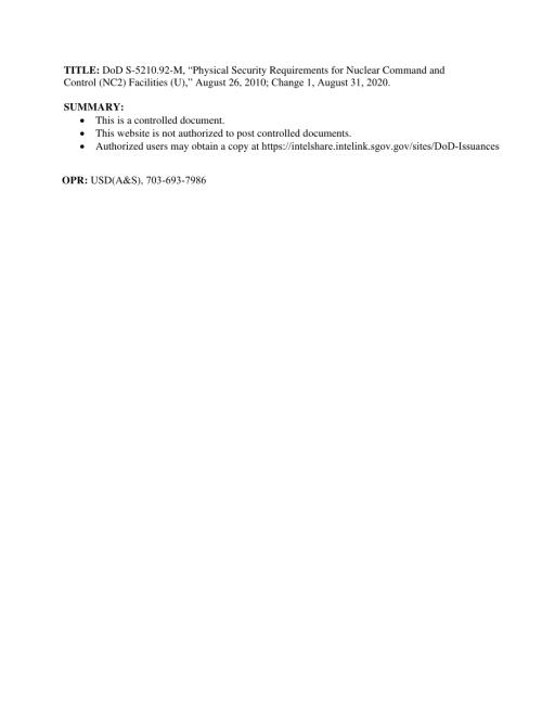 DoD S-5210.92-M 核指挥与控制（NC2）设施（U）的物理安全要求.pdf