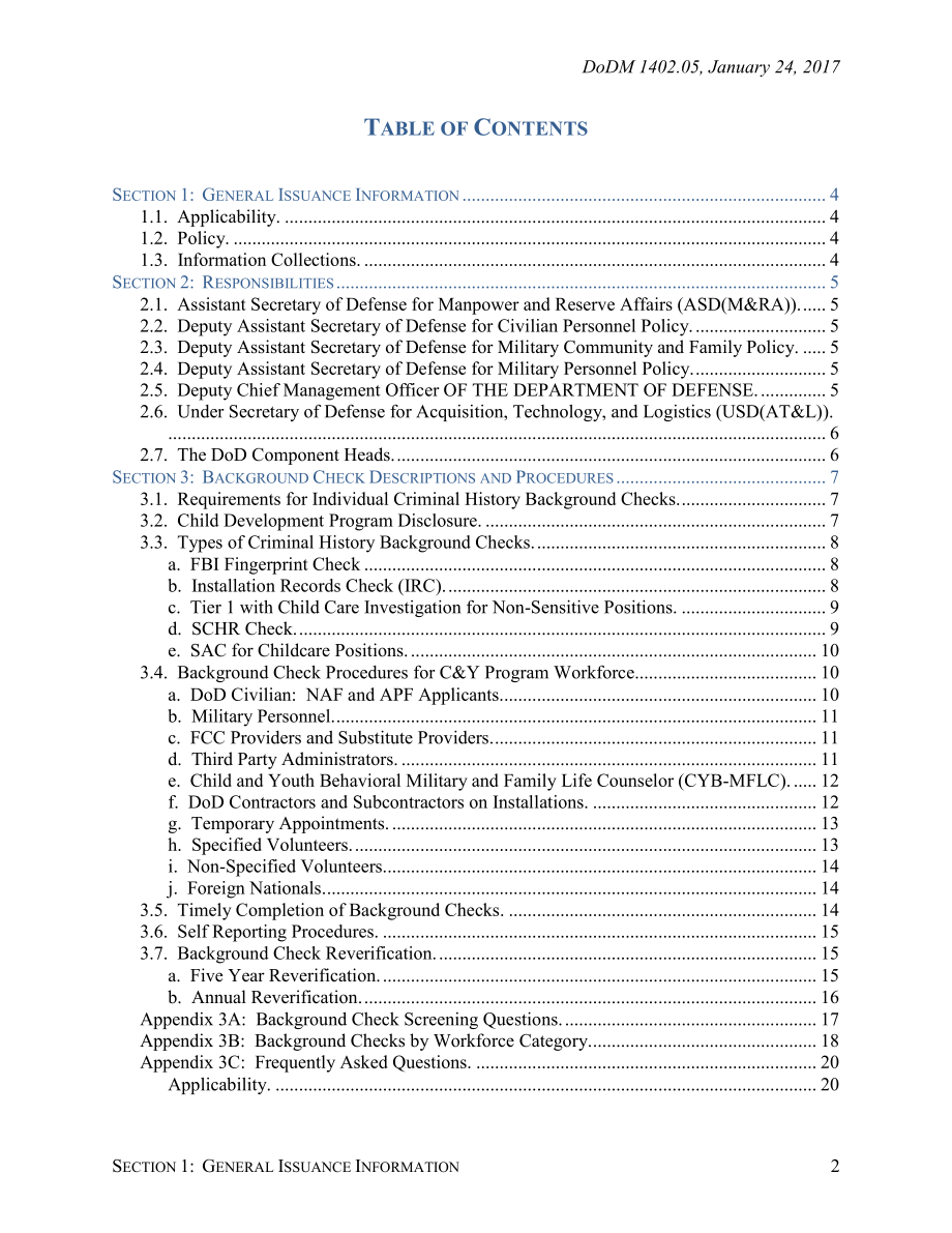 DoDM 1402.05 国防部儿童发展和青年计划中个人的背景调查.pdf_第2页