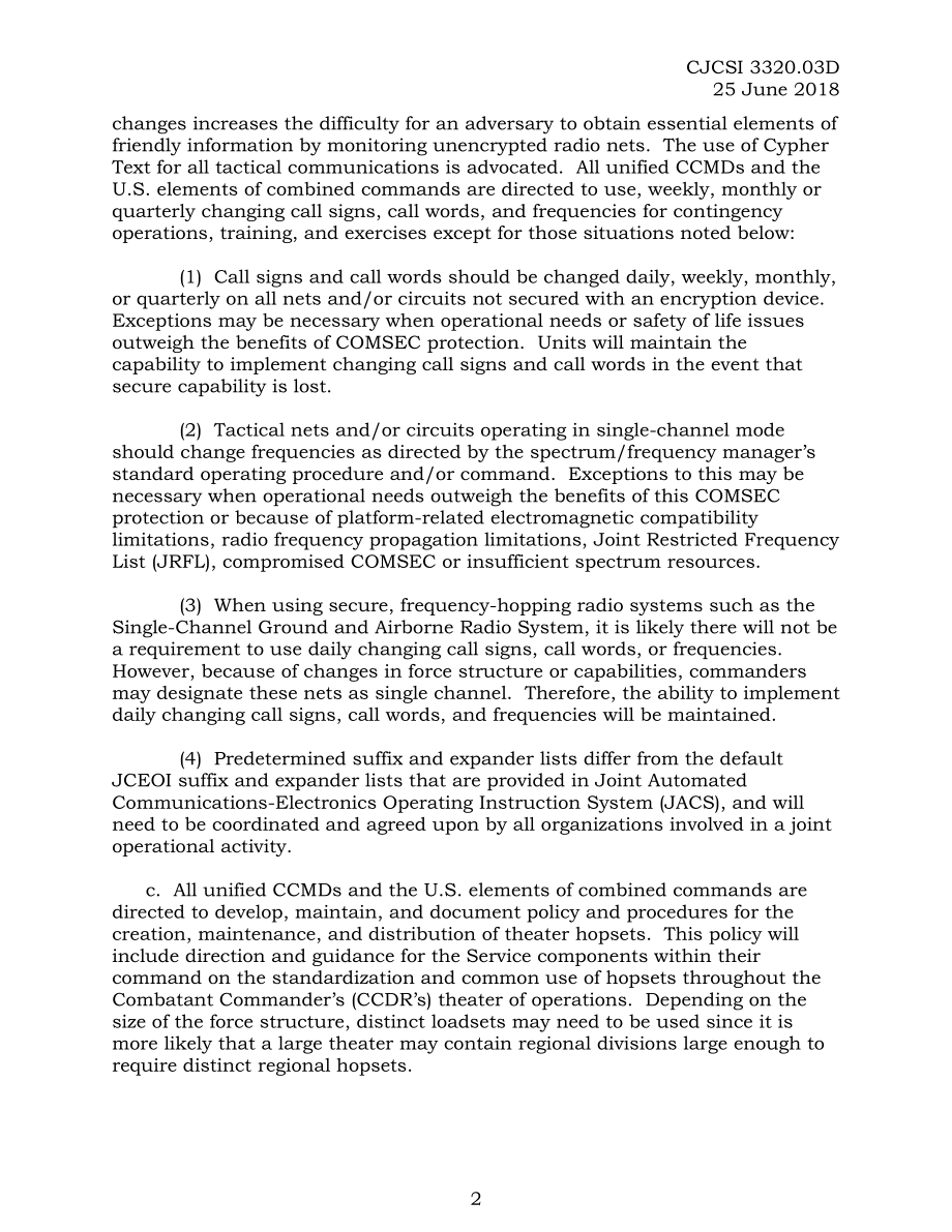 CJCSI 3320.03D 联合通信电子战指示.pdf_第2页