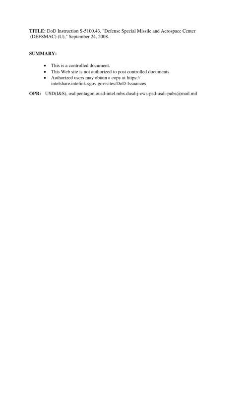 DoDI S-5100.43 （u）国防特种导弹和航空航天中心.pdf