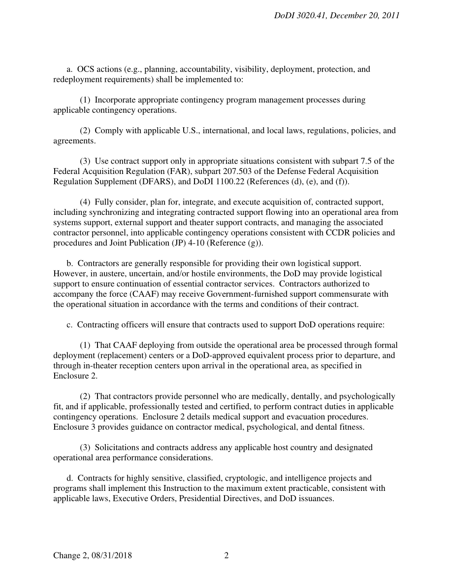 DoDI 3020.41 运营合同支持（OCS）.pdf_第2页