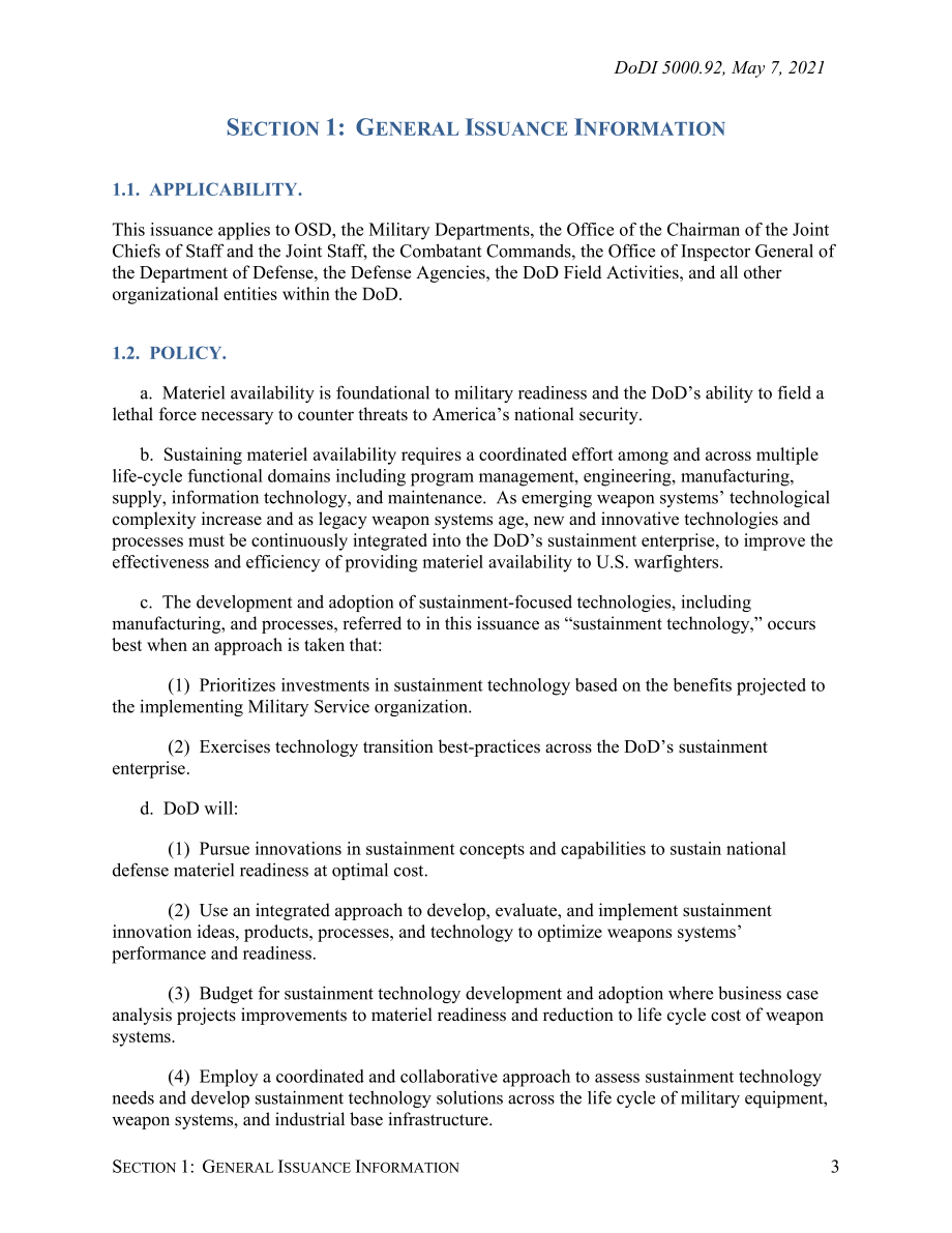 DoDI 5000.92 创新和技术以维持物资准备状态.pdf_第3页