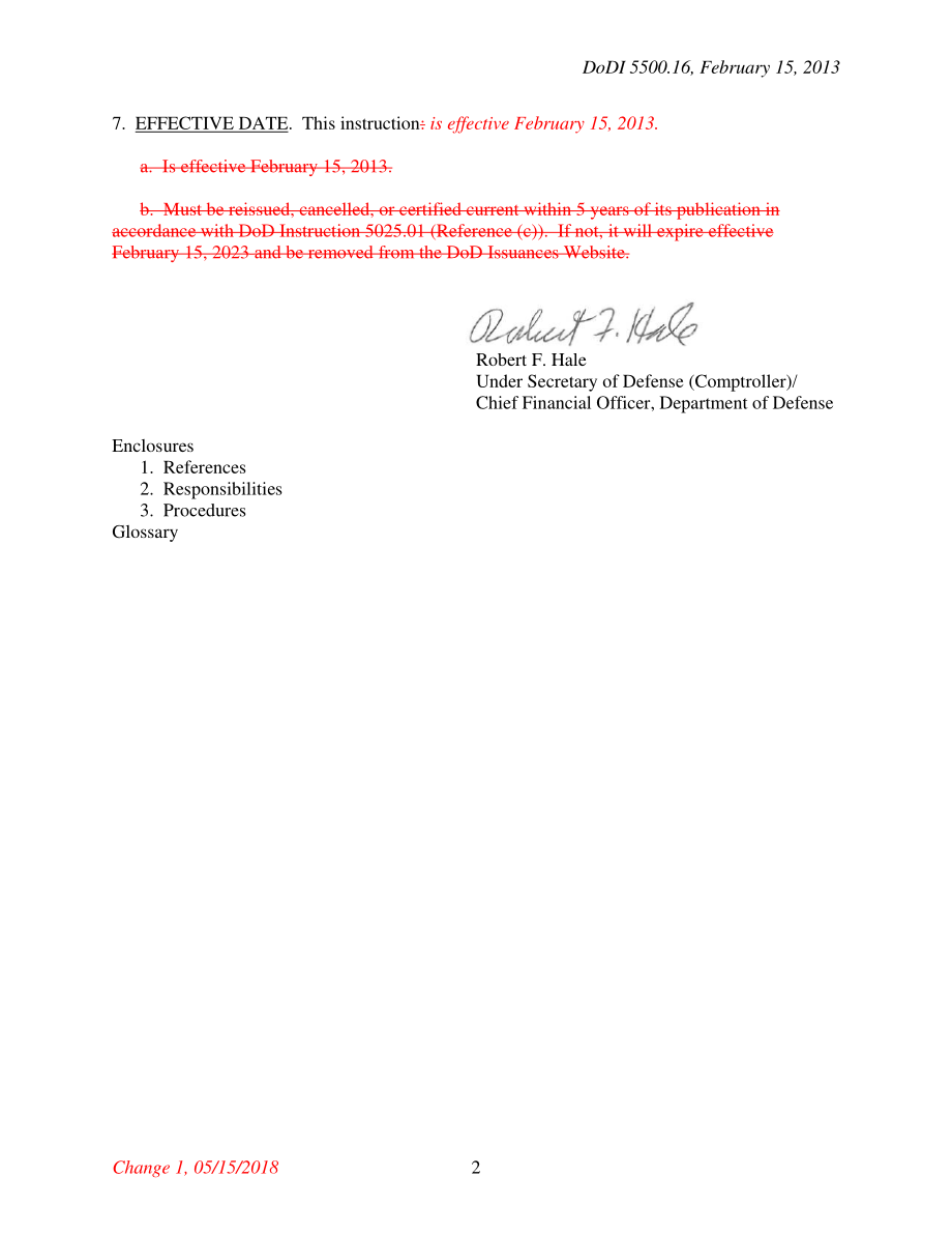 DoDI 5500.16 与众议院拨款委员会调查和调查（S&I）工作人员的关系.pdf_第2页