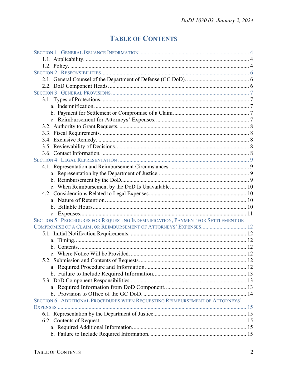 DoDI 1030.03 保护国防部人员免于履行公务的个人责任.pdf_第2页