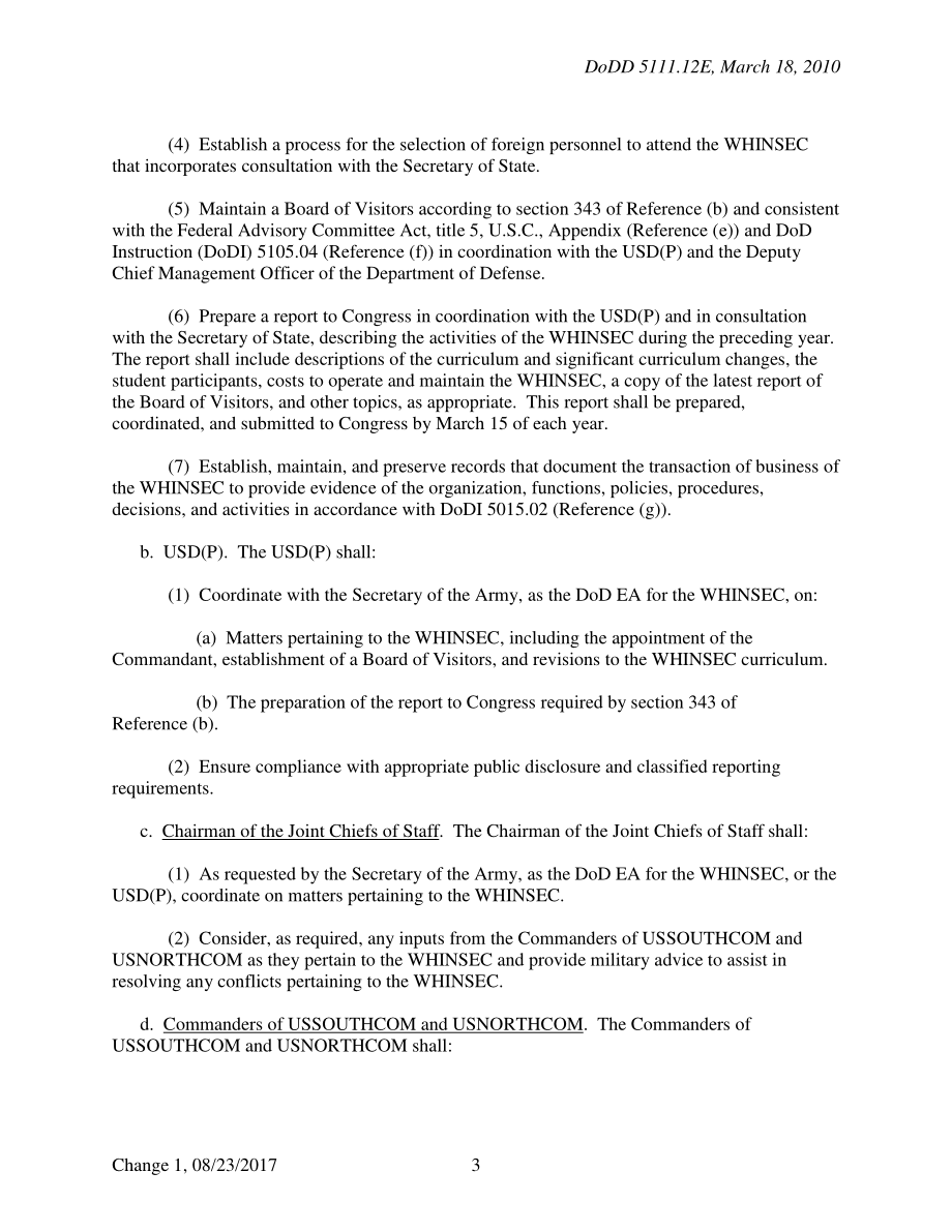 DoDD 5111.12E 西半球安全合作研究所（WHINSEC）.pdf_第3页