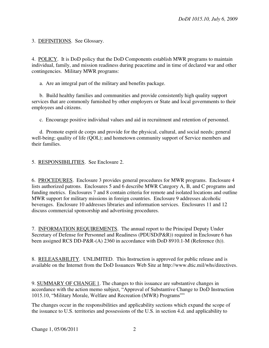 DoDI 1015.10 军事士气、福利和娱乐（MWR）计划.pdf_第2页