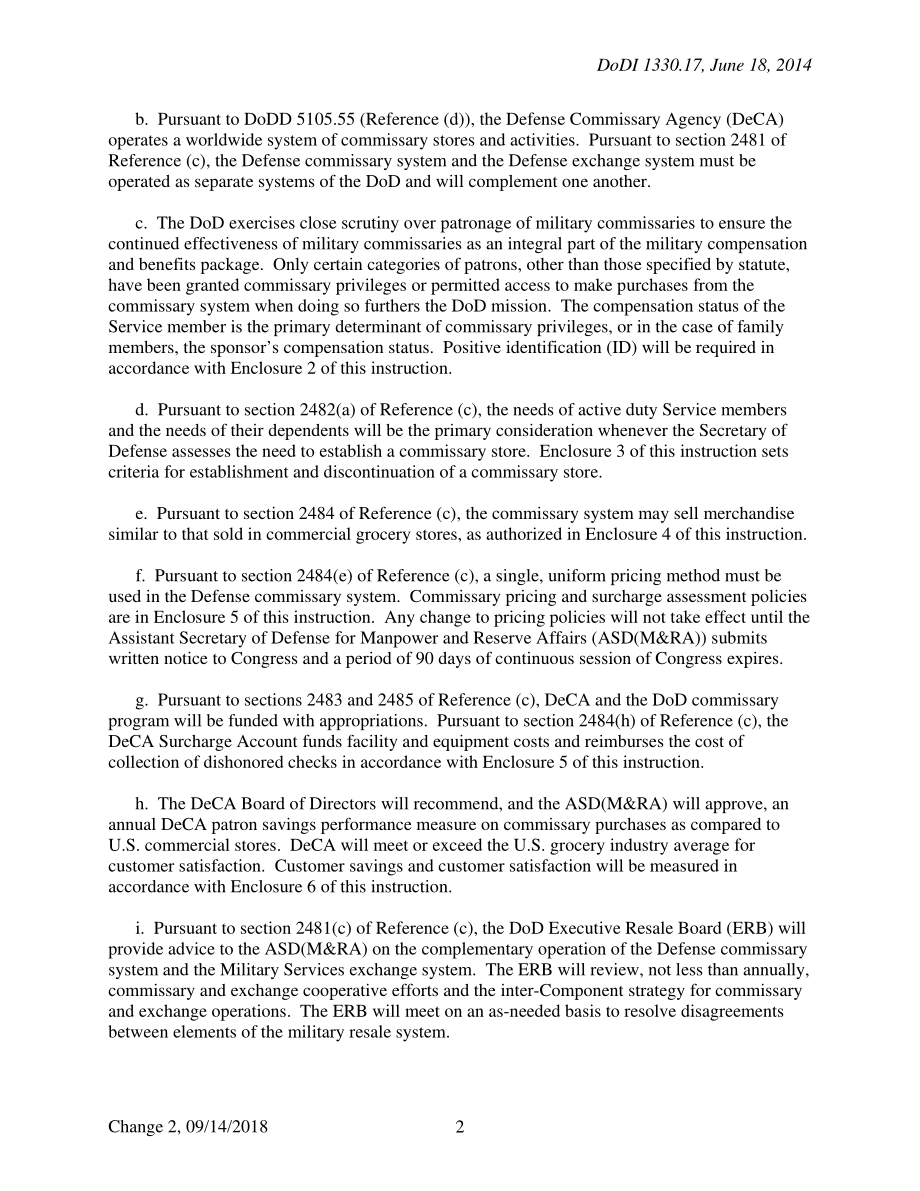 DoDI 1330.17 国防部小卖部计划.pdf_第2页
