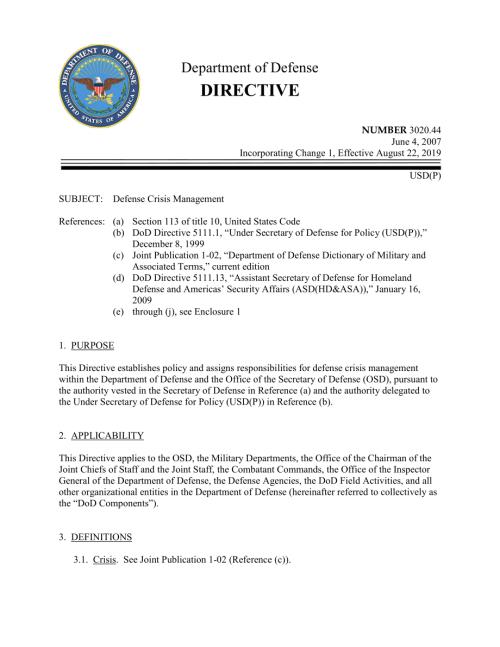 DoDD 3020.44 国防危机管理.pdf