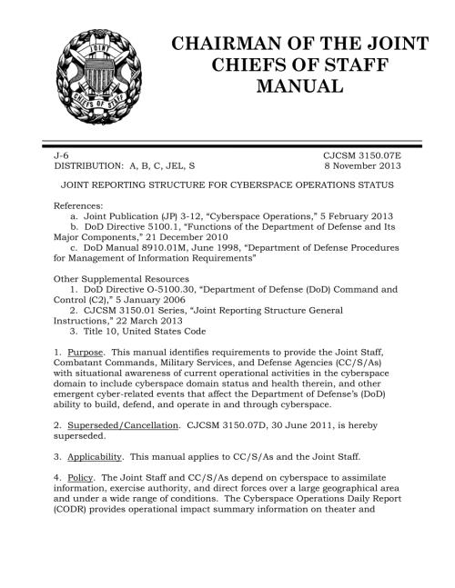 CJCSM 3150.05D 联合报告系统情况监测手册.pdf