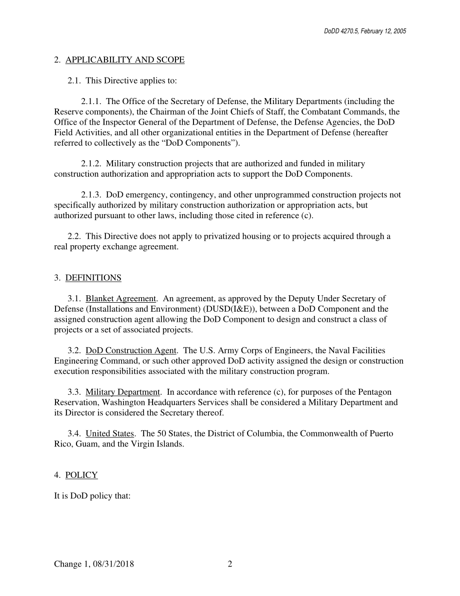 DoDD 4270.05 军事建设.pdf_第2页