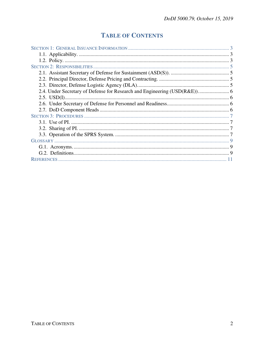 DoDI 5000.79 国防范围内供应商和产品性能信息的共享和使用（PI）.pdf_第2页