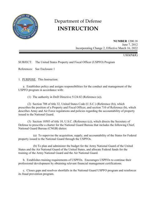 DoDI 1200.18 美国财产和财务官员（USPFO）计划.pdf