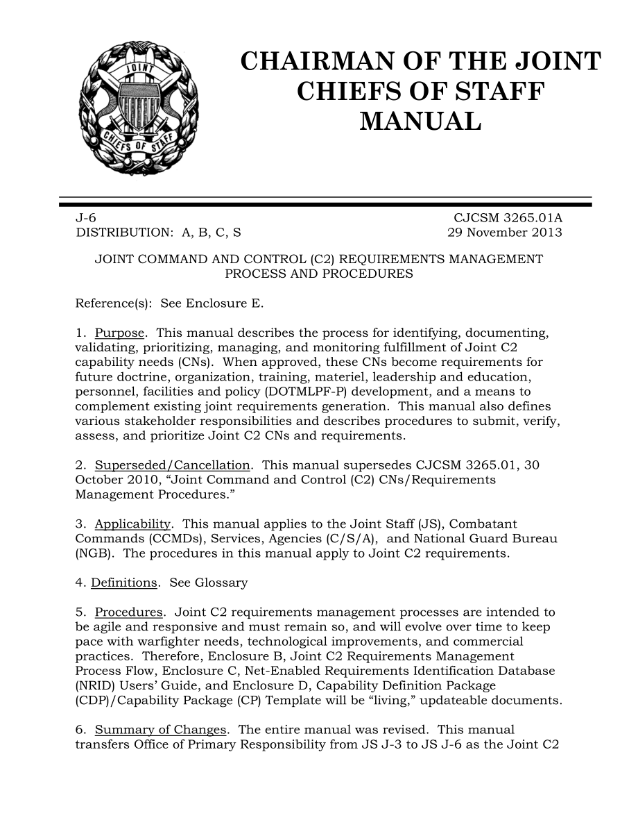 CJCSM 3150.25B 联合经验教训计划.pdf_第3页