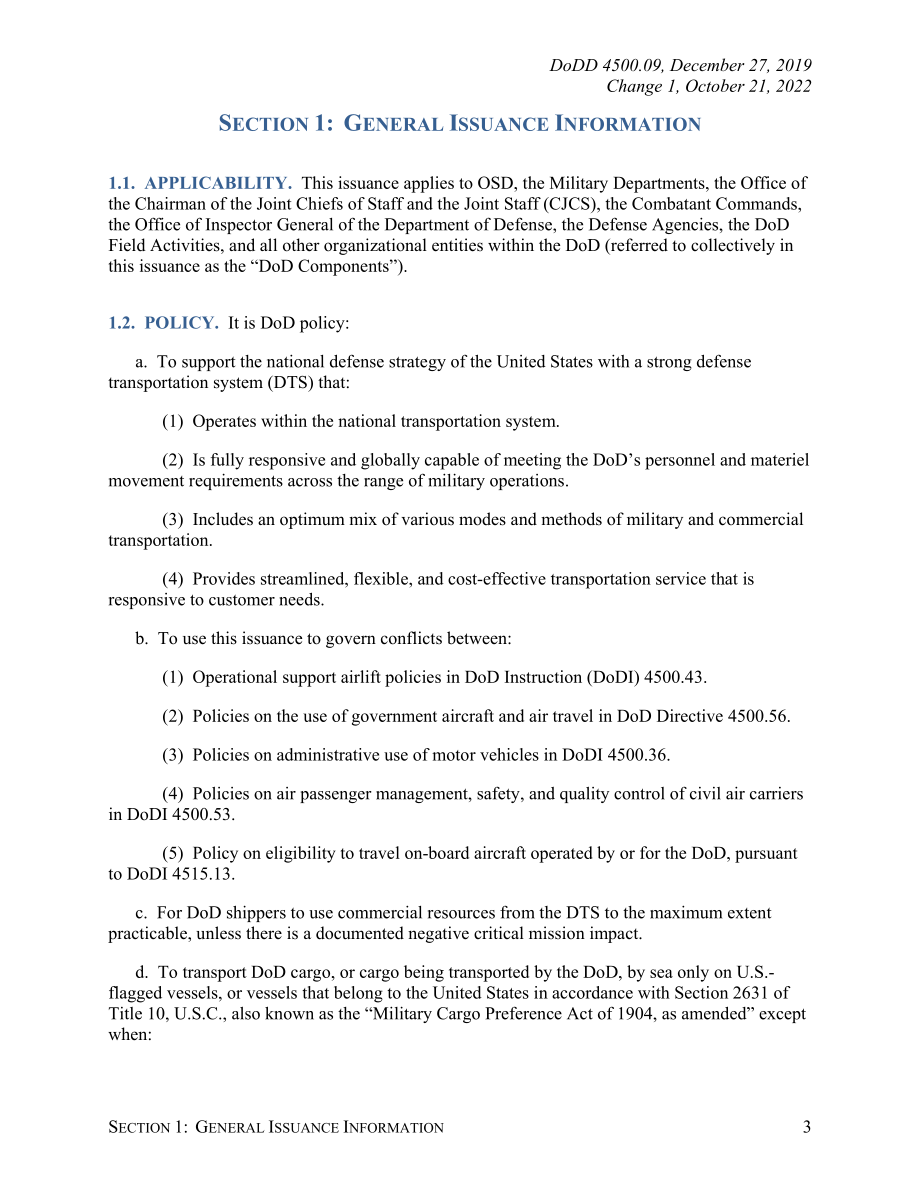 DoDD 4500.09 运输和交通管理.pdf_第3页