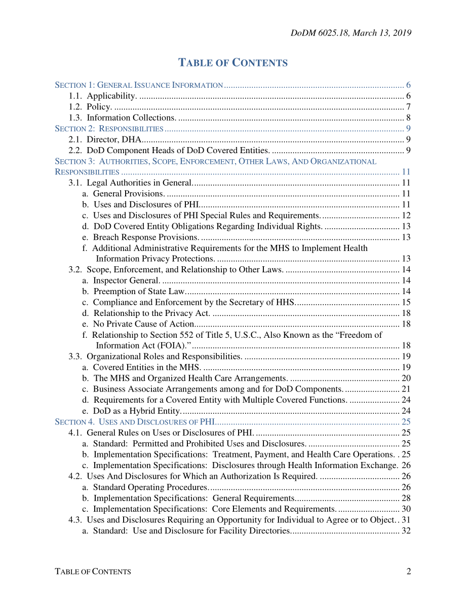 DoDM 6025.18 健康保险流通与责任法案（HIPAA）隐私规则在国防部医疗保健计划中的实施.pdf_第2页