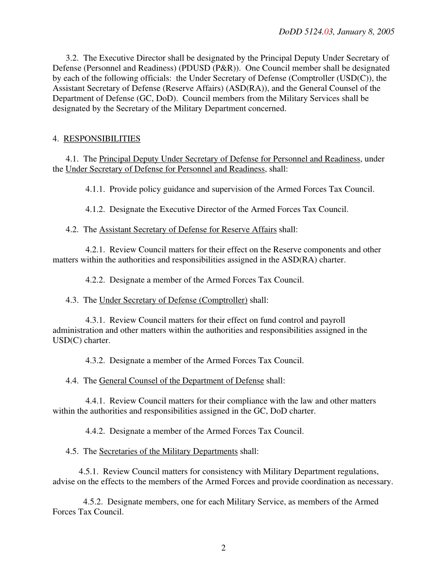 DoDD 5124.03 武装部队税务委员会.pdf_第2页