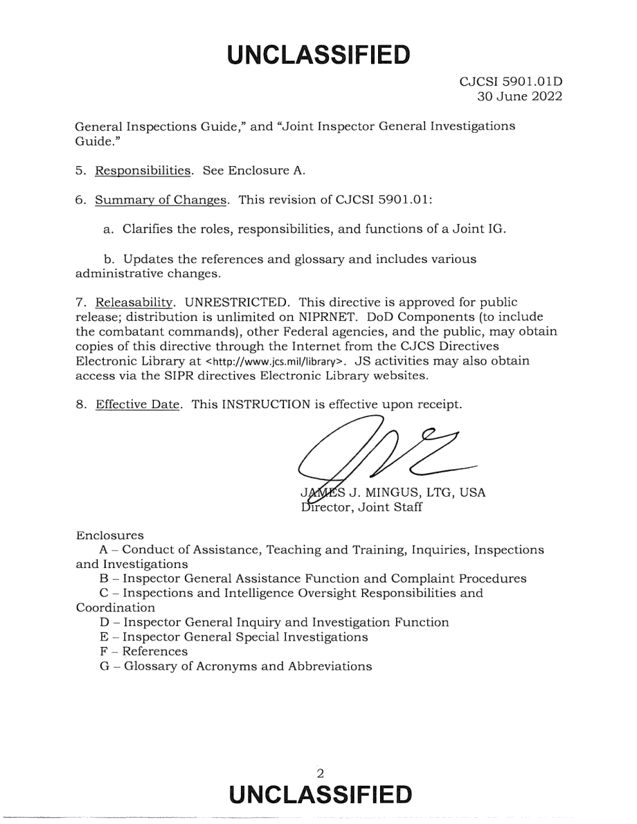 CJCSI 5901.01D 联合参谋总监职责、程序和监督职能.pdf_第2页