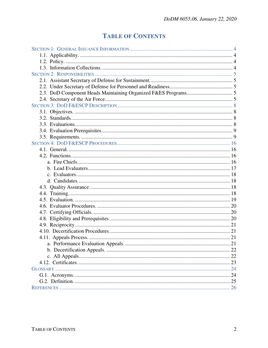 DoDM 6055.06 美国国防部消防和紧急服务认证计划（F&ESCP）.pdf_第2页