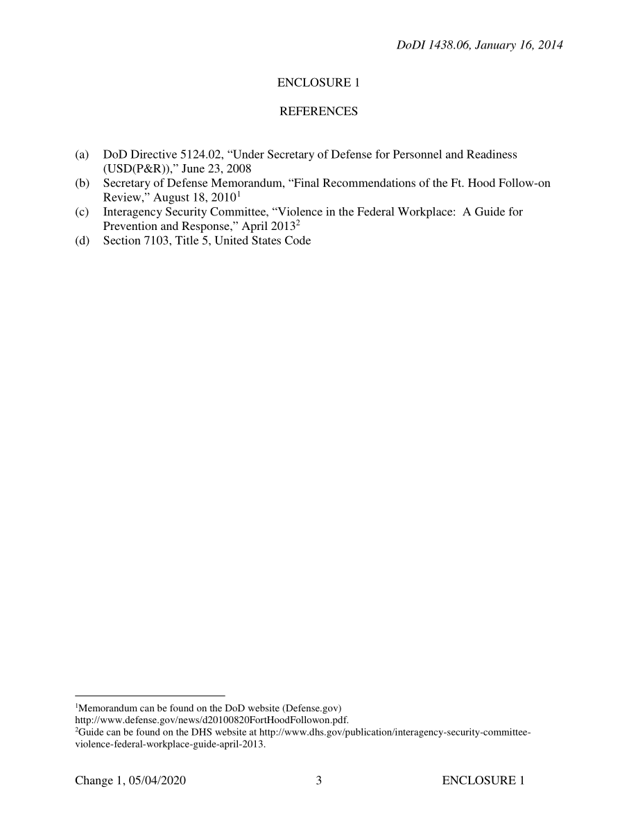 DoDI 1438.06 国防部工作场所暴力预防和应对政策.pdf_第3页