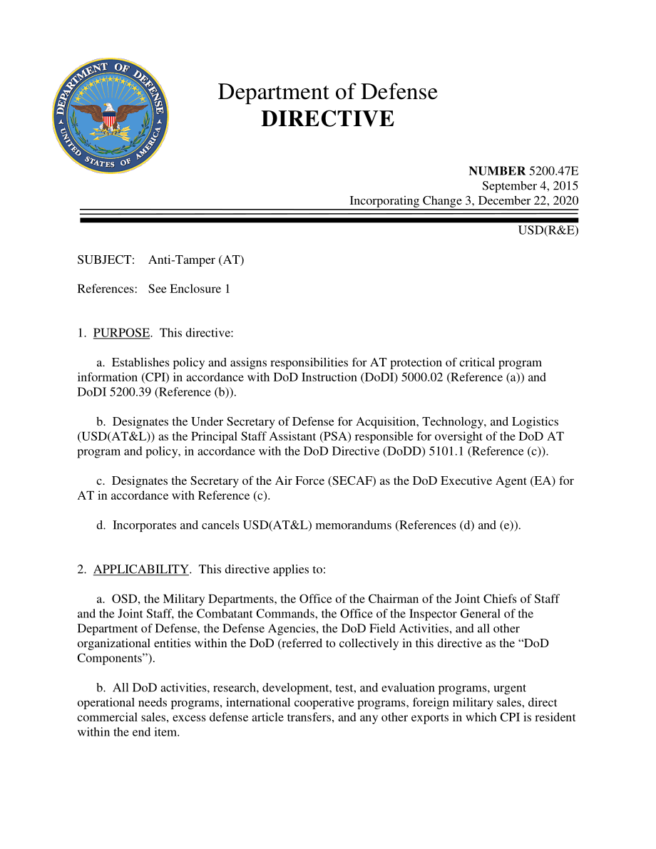 DoDD 5200.47E 防篡改（AT）.pdf_第1页