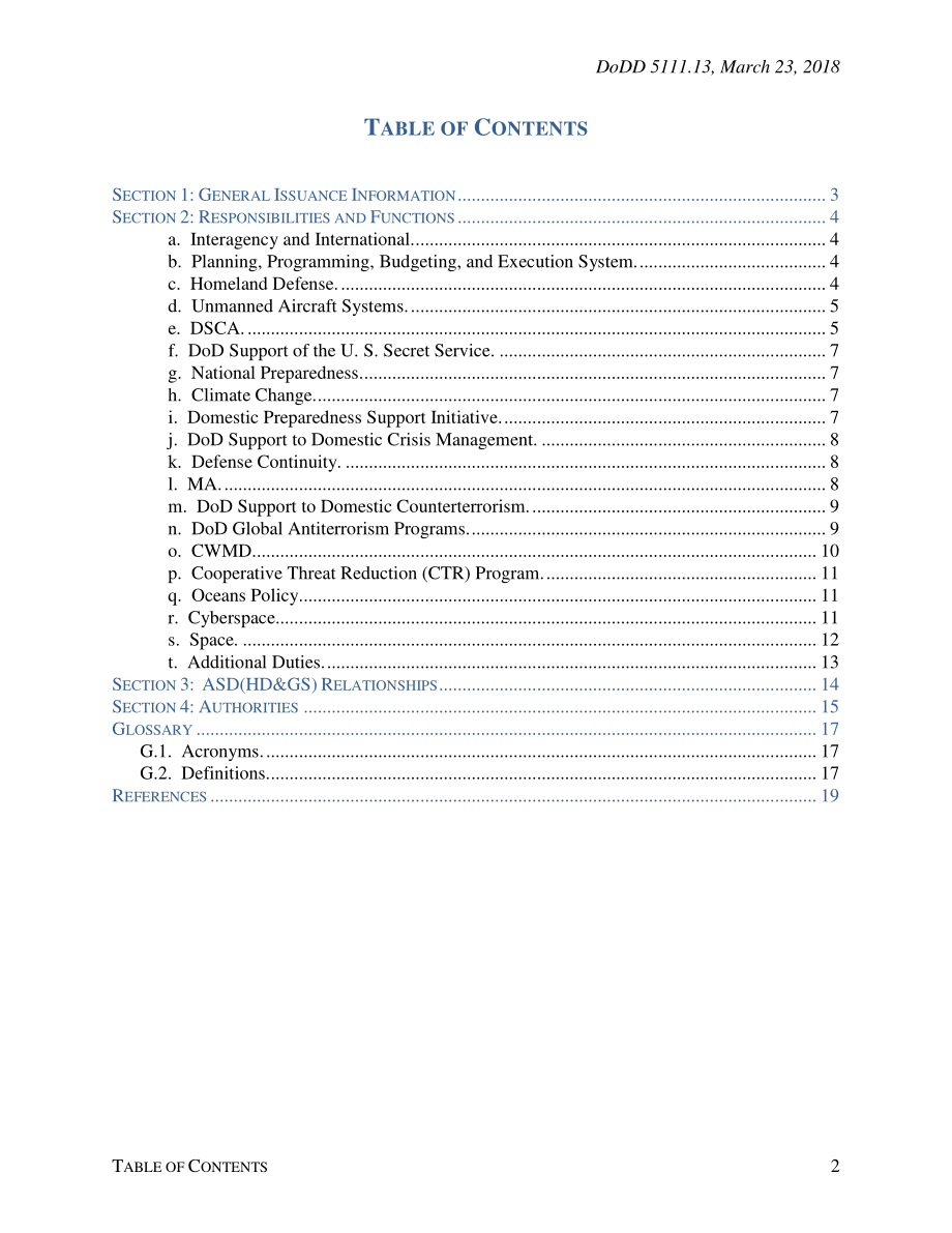 DoDD 5111.13 负责国土防卫和全球安全的助理国防部长（HD和GS）.pdf_第2页