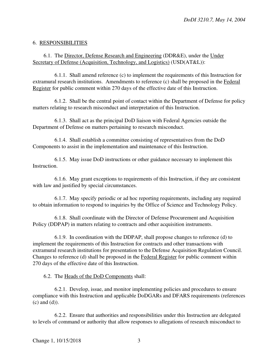 DoDI 3210.07 研究诚信和不当行为.pdf_第3页