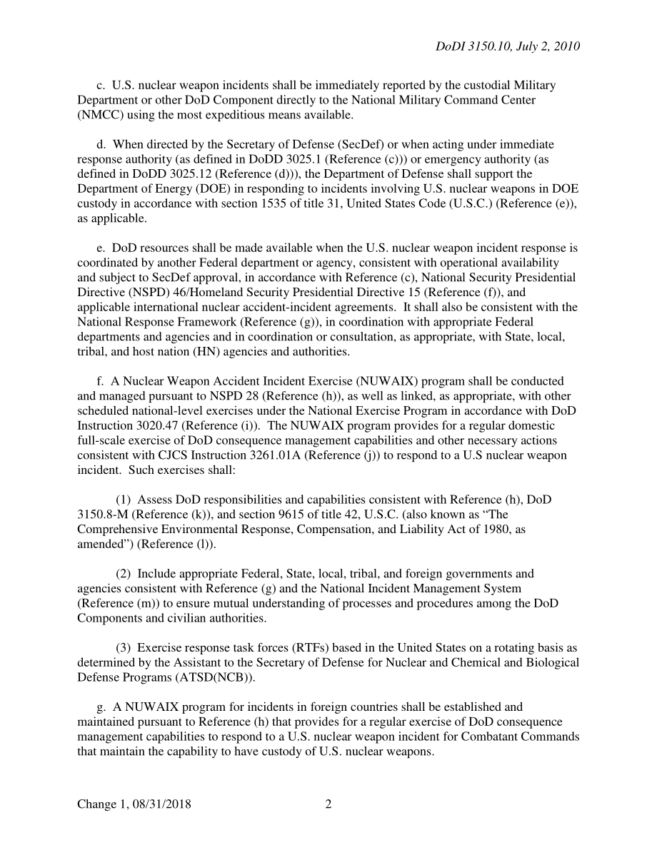 DoDI 3150.10 国防部对美国核武器事件的回应.pdf_第2页