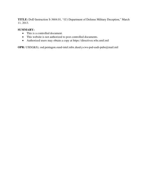 DoDI S-3604.01 （u）国防部军事欺骗.pdf