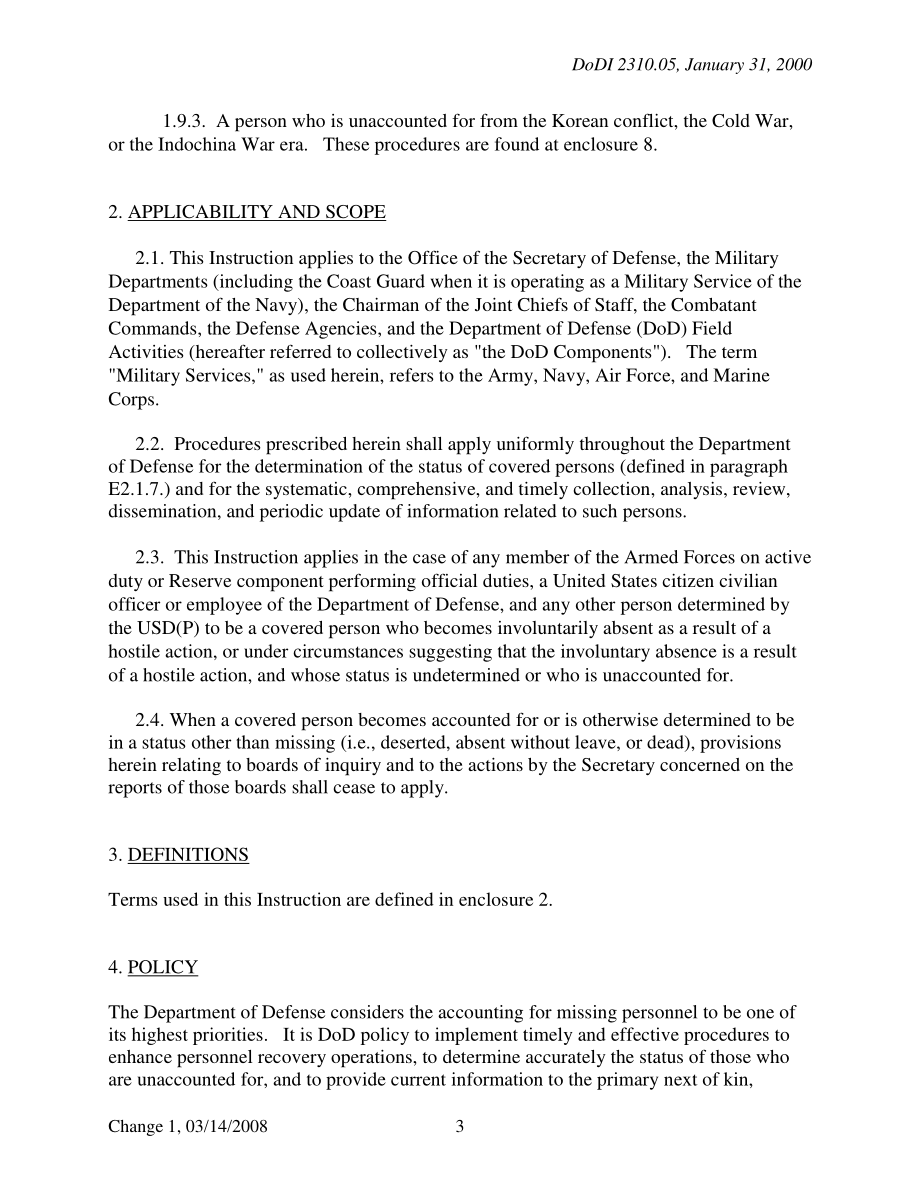 DoDI 2310.05 失踪人员会计-调查委员会.pdf_第3页