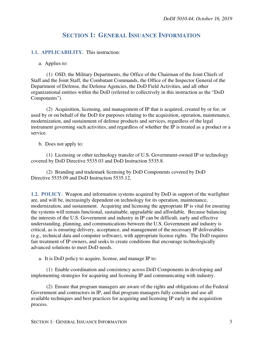 DoDI 5010.44 知识产权（IP）获取和许可.pdf_第3页